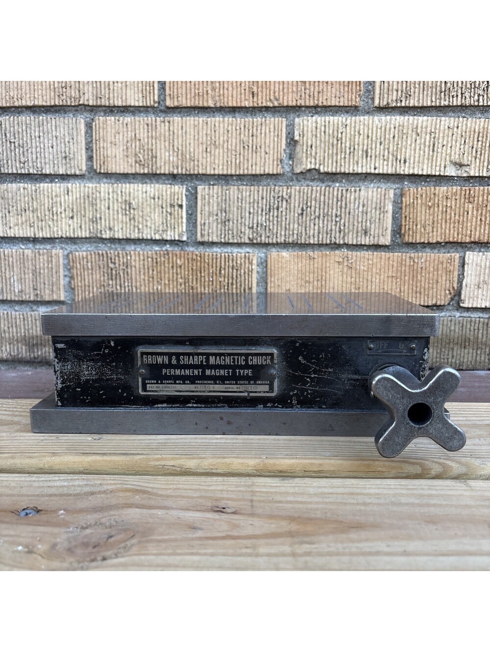 Brown And Sharp Magnetic Chuck 510 5 X 10 Rhode Island